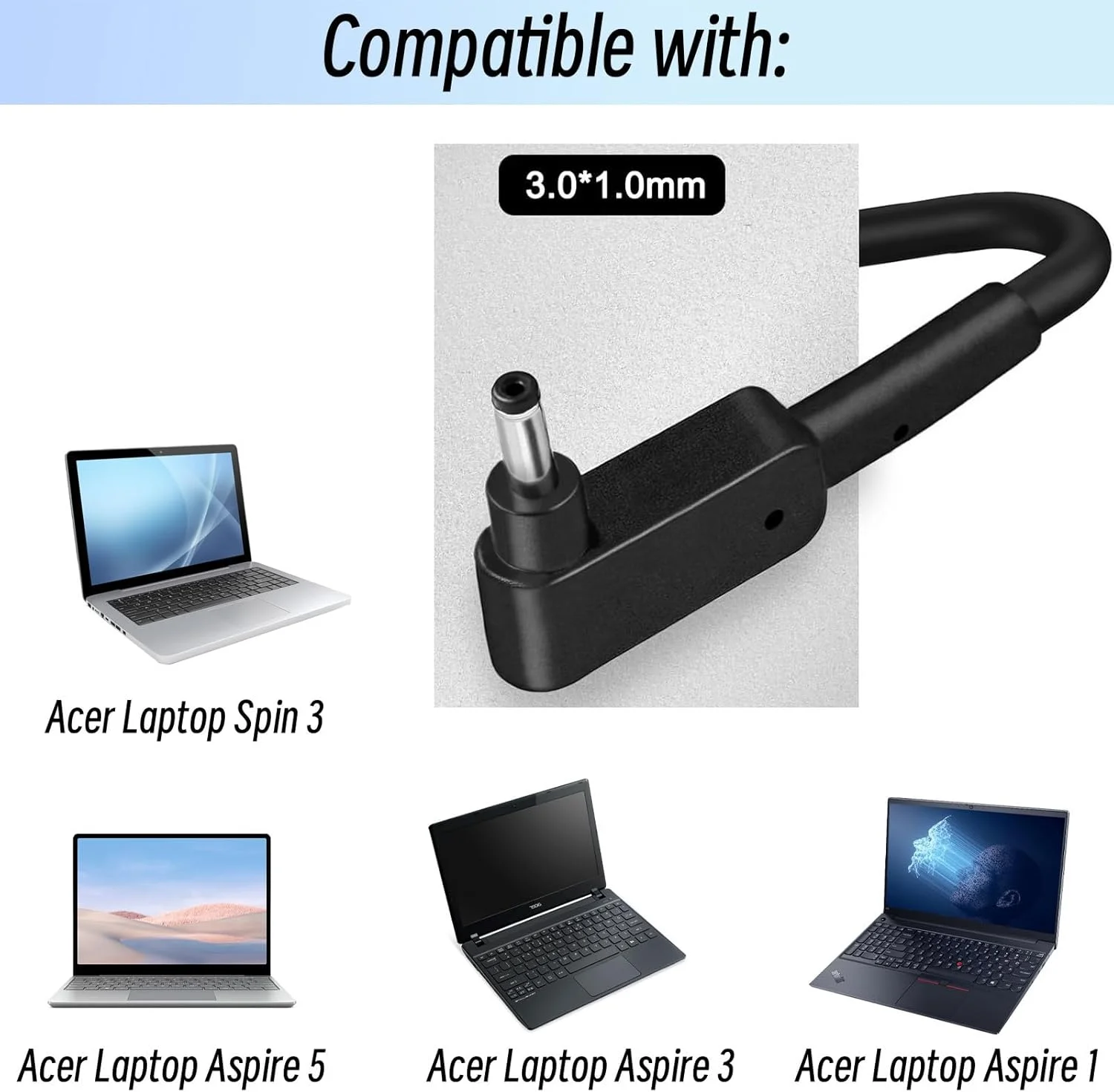 شارژر لپ تاپ 19 ولت سازگار با Acer Chromebook 11 13 14 15 R11 CB3 CB5 C740 C720 C720p C738T، آداپتور برق 65 واتی (اتصال کوچک با فیلتر EMI) شارژر لپ تاپ 19 ولت سازگار با Acer Chromebook 11 13 14 15 R11 CB3 CB5 C740 C720 C720p C738T، آداپتور برق 65 واتی (اتصال کوچک با فیلتر EMI)