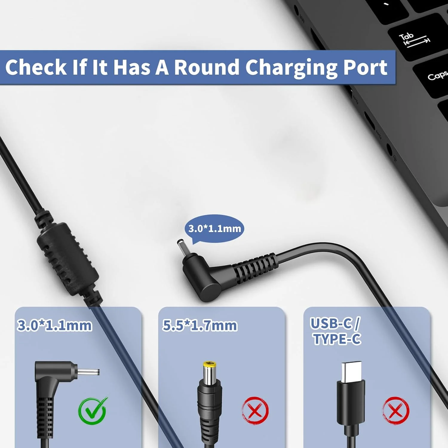 شارژر لپ تاپ 65 واتی برای Acer Aspire 5 3 1 - آداپتور AC برای لپ تاپ های باریک Acer Aspire 1 3 5 مدل های A515-44 A515-46 A515-54 A515-55 A515-56 A315-24P A315-24PT A115-32 شارژر لپ تاپ 65 واتی برای Acer Aspire 5 3 1 - آداپتور AC برای لپ تاپ های باریک Acer Aspire 1 3 5 مدل های A515-44 A515-46 A515-54 A515-55 A515-56 A315-24P A315-24PT A115-32