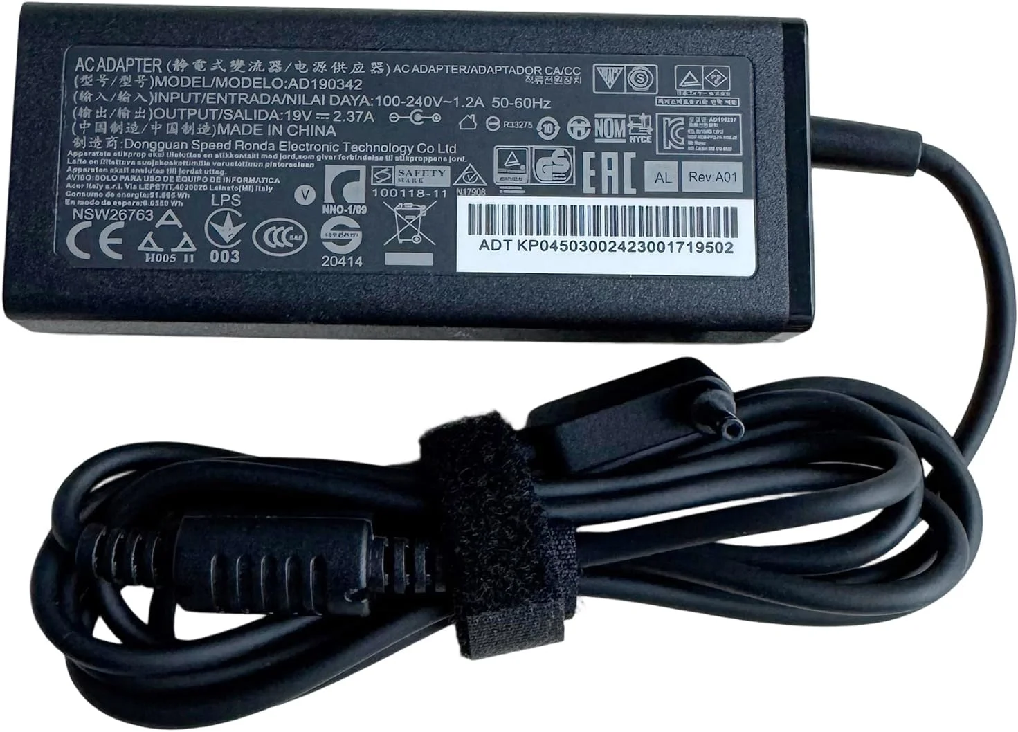 شارژر لپ تاپ 45 واتی مناسب برای Acer Aspire 5 A515 A514 A515-44 A515-45 A515-46 A515-54 A515-55 A515-56 Aspire 3 A315 A315-24P آداپتور برق Billwisdom