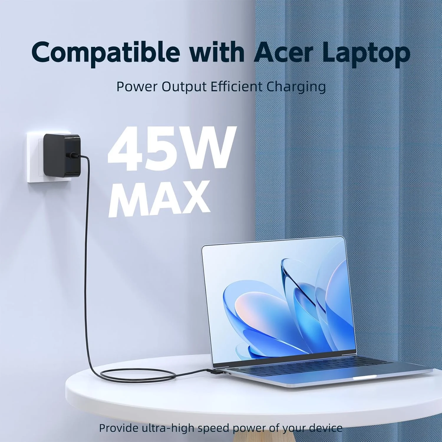 شارژر لپ تاپ 45 واتی ROLADA سازگار با Acer Aspire 5 A515-55 A515-44 A515-46 A515-54 A515-56 A515-56T A514-52 A517-52: A515-44-R41B A515-46-R14K A515-54-37U3 A515-55-75NC آداپتور برق شارژر لپ تاپ 45 واتی ROLADA سازگار با Acer Aspire 5 A515-55 A515-44 A515-46 A515-54 A515-56 A515-56T A514-52 A517-52: A515-44-R41B A515-46-R14K A515-54-37U3 A515-55-75NC آداپتور برق