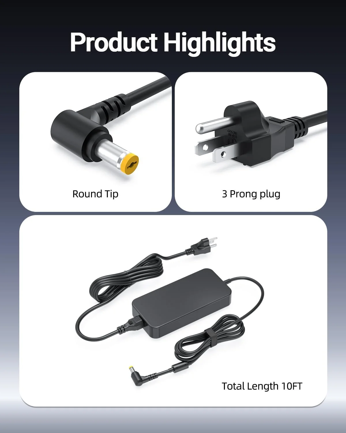 شارژر سریع ۱۳۵ واتی مناسب برای لپ تاپ گیمینگ ایسر نیترو 5 مدل های AN515-55 AN515-54 AN515-51 AN515-53 AN515-44 AN515-41 AN515-45 AN515-52 AN517 N17C1 N18C3 ADP-135KB T/ADP-135NB B/ADP-135K به همراه کابل برق و آداپتور AC