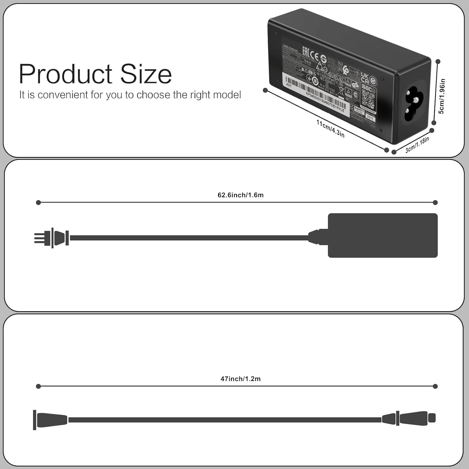 شارژر لپ تاپ 65 وات 45 وات 5.5 * 1.7 میلی متری سازگار با Acer Aspire 5 E5 E5-575 E5-576 E5-576G A515-43 A515-43-R19L A515-51 A515-51-58HD شارژر لپ تاپ 65 وات 45 وات 5.5 * 1.7 میلی متری سازگار با Acer Aspire 5 E5 E5-575 E5-576 E5-576G A515-43 A515-43-R19L A515-51 A515-51-58HD