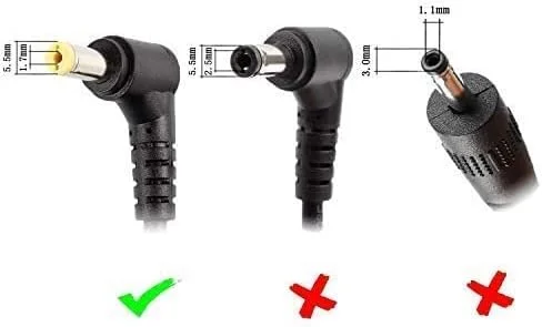 آداپتور برق 65 واتی DTK 19V 3.42A برای لپ تاپ ایسر، شارژر کامپیوتر نوت بوک، منبع تغذیه، اندازه نوک اتصال: 5.5 x 1.7mm (مناسب 3.0x1.1mm نیست) آداپتور برق 65 واتی DTK 19V 3.42A برای لپ تاپ ایسر، شارژر کامپیوتر نوت بوک، منبع تغذیه، اندازه نوک اتصال: 5.5 x 1.7mm (مناسب 3.0x1.1mm نیست)