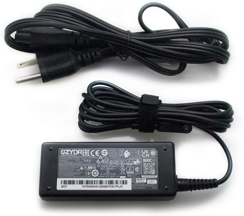 شارژر 45 واتی AC مدل ADP-45FE F PA-1450-26 برای لپتاپهای Acer Aspire A515-44 A515-45-R74Z A515-46-R3UB A515-46-R14K A515-54 A515-56 A515-58 A315-24P-R7VH A18-045N2A AK.045AP.075 به همراه کابل برق شارژر 45 واتی AC مدل ADP-45FE F PA-1450-26 برای لپتاپهای Acer Aspire A515-44 A515-45-R74Z A515-46-R3UB A515-46-R14K A515-54 A515-56 A515-58 A315-24P-R7VH A18-045N2A AK.045AP.075 به همراه کابل برق