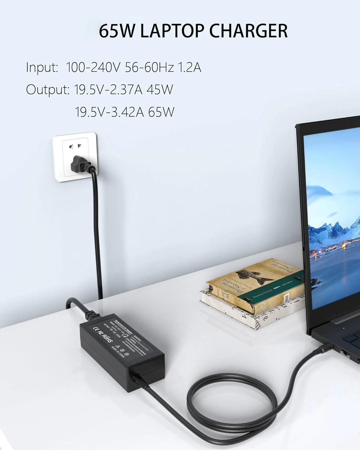 شارژر 65 واتی سازگار با لپتاپهای سری Acer Aspire E1 E5 ES1 V3 V5 مدلهای N23C3 N20C6 N20C5 N20C4، N22C6 N22C5 N16P1 N19H2 N20C12 شارژر 65 واتی سازگار با لپتاپهای سری Acer Aspire E1 E5 ES1 V3 V5 مدلهای N23C3 N20C6 N20C5 N20C4، N22C6 N22C5 N16P1 N19H2 N20C12