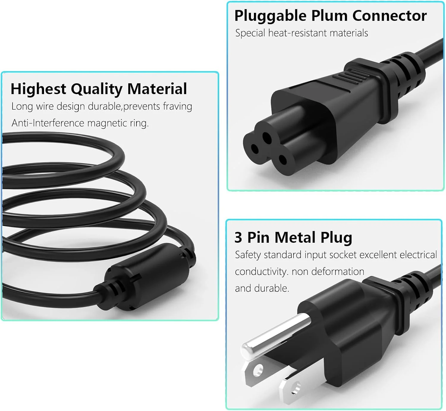 شارژر لپ تاپ 45 واتی برای ایسر اسپایر 5 14 15 A515-56 A515-46 A515-46-R3UB A515-46-R3CZ A515-46-R14K A515-56-32DK A514-54-501Z A515-56-36UT A515-45-R74Z به همراه کابل برق