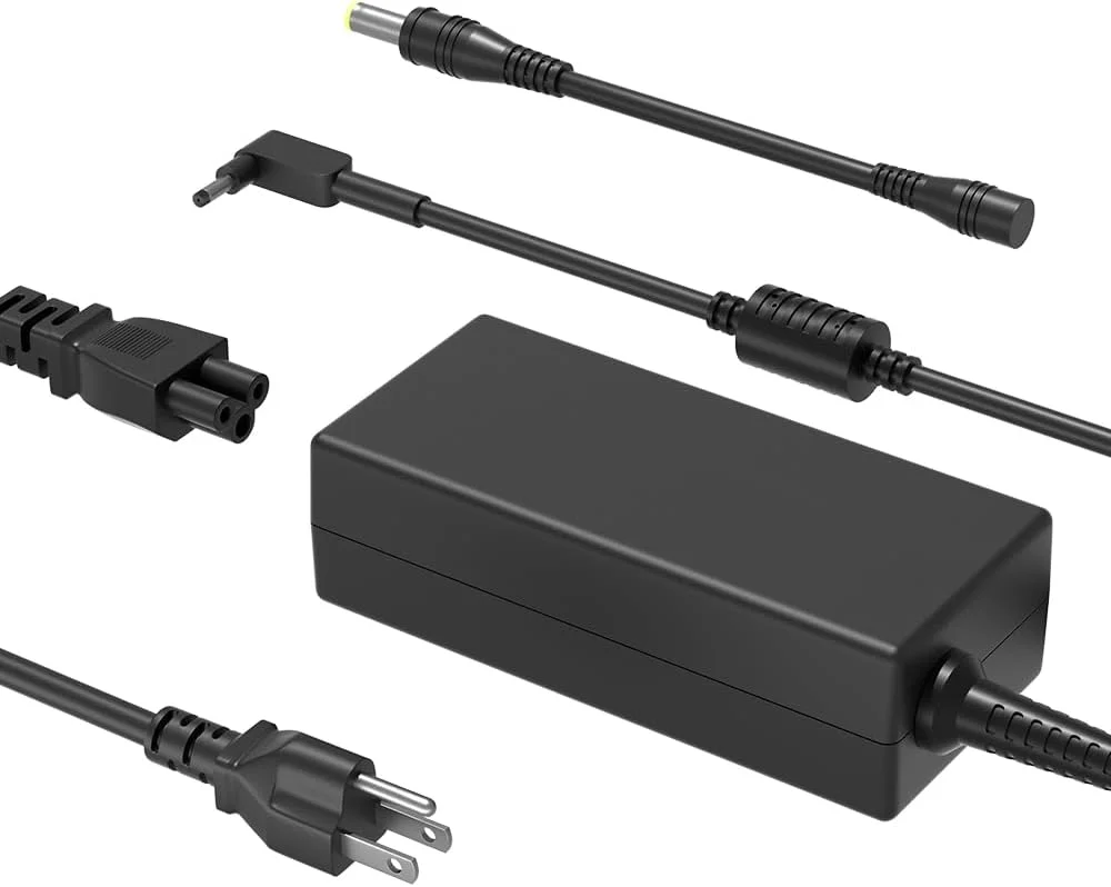 شارژر 65 واتی سازگار با لپ‌تاپ‌های Acer Aspire 3 A314 A315 A317 A314-22 A314-35 A314-23P A314-36P A317-33 A317-53 A317-55P Spin 14 A3SP14-31PT A315-24P A315-24PT A315-59 A315-58 A315-23