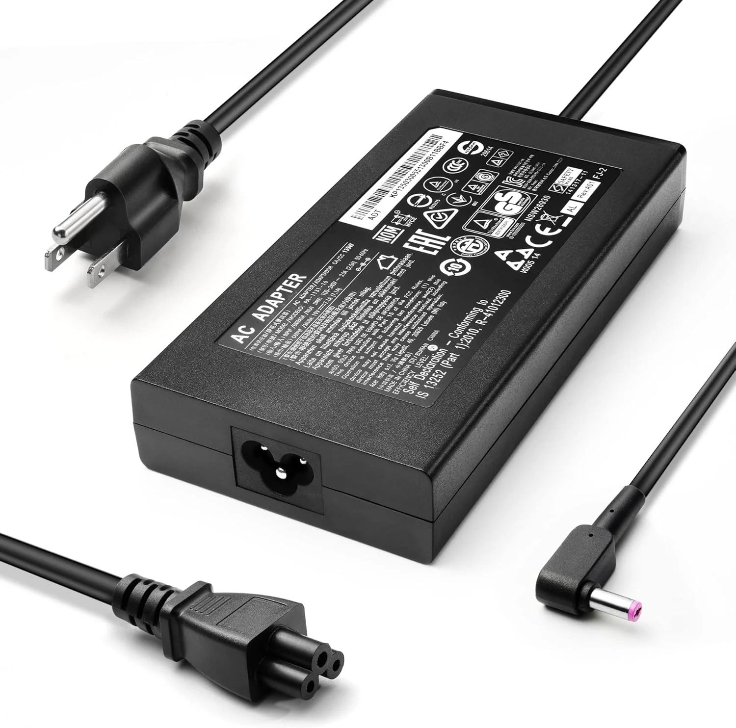 شارژر ۱۳۵ واتی مناسب برای لپ تاپ گیمینگ ایسر نیترو V15 V14 V16 ANV15 ANV14 ANV16