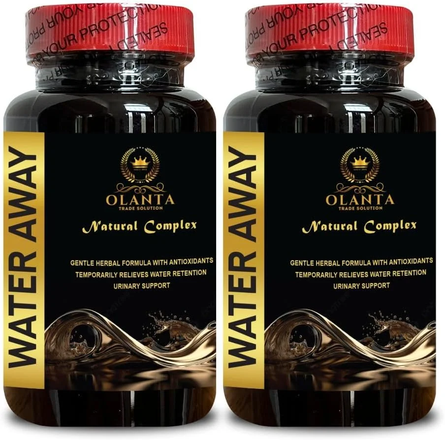 قرص های دفع آب - قرص های دفع آب - قرص های مایع برای احتباس آب، قرص های دفع آب، قرص های دفع سریع آب برای زنان و مردان - 2 بطری