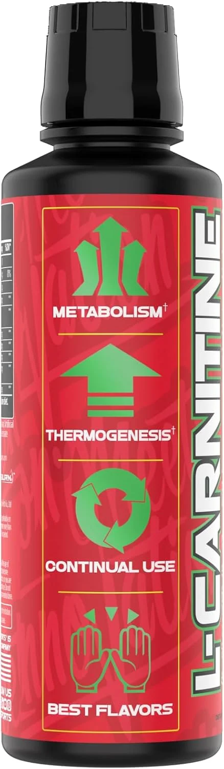 ال-کارنیتین 1500 Heat مایع VMI Sports | 1500 میلی گرم کارنیتین | فرمول جذب حداکثری | طعم عالی برای آقایان و بانوان | 31 سروینگ (پاستیل خرسی)