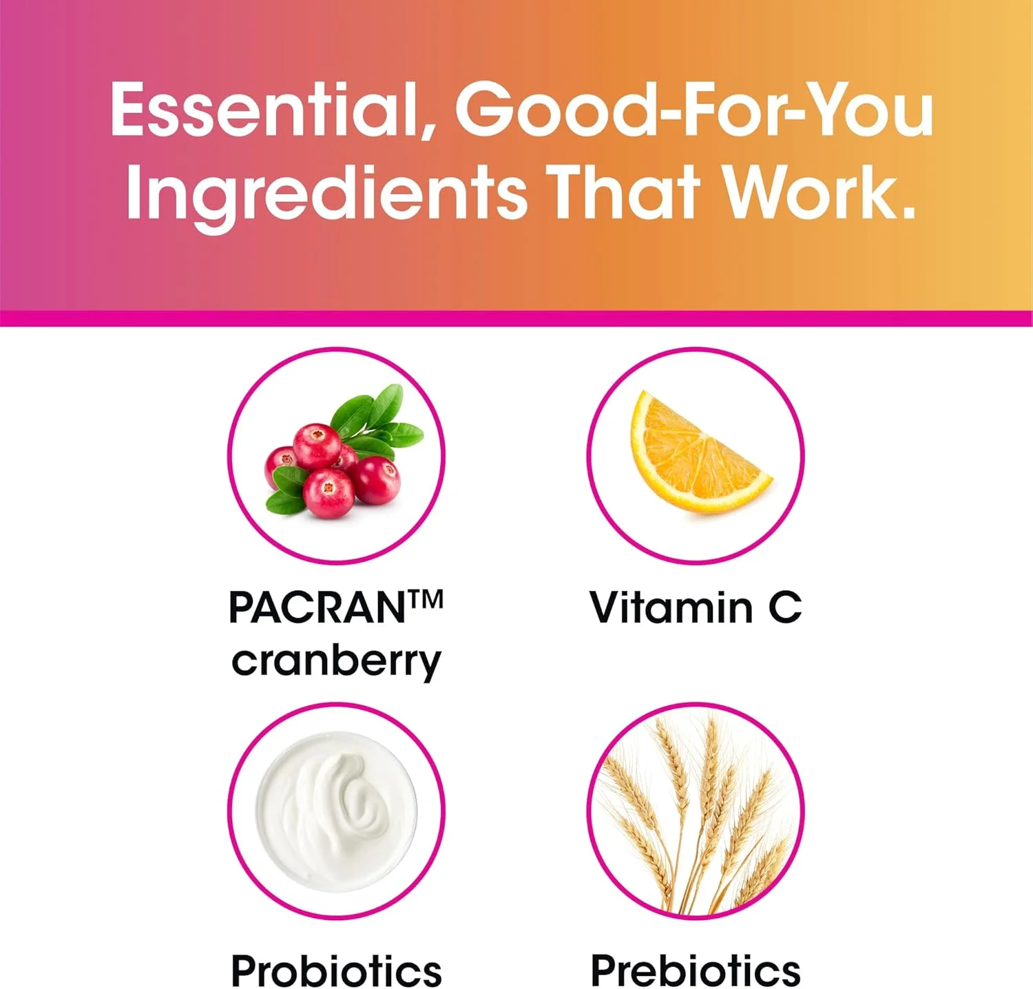 کپسول های پروبیوتیک وی اچ اسنشالز برای بانوان به همراه پری بیوتیک، کرن بری و ویتامین C - بسته 60 عددی (مناسب برای 30 روز) - پروبیوتیک های بانوان برای حمایت از تعادل روده، سلامت بانوان و سلامت مجاری ادراری