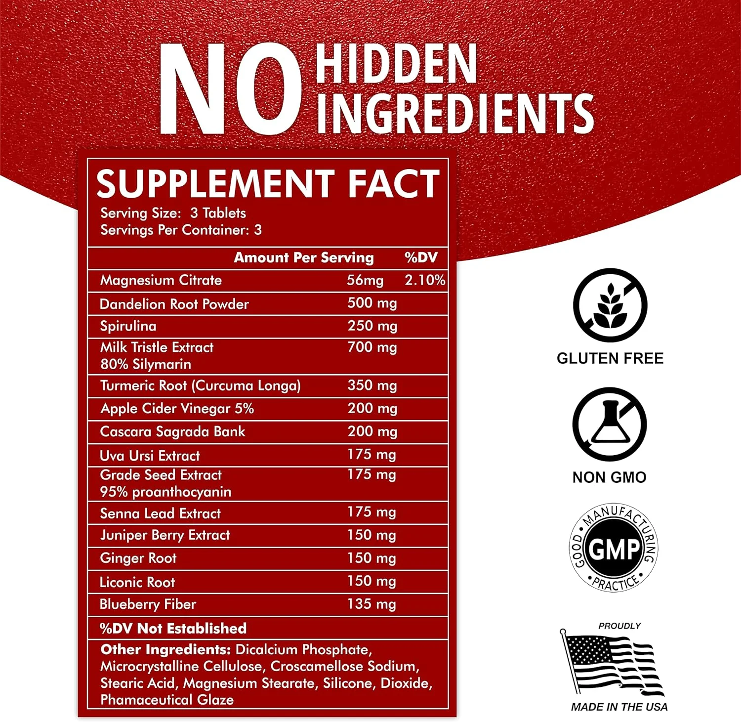 قرص سم زدای 3 روزه ویتینیتی - سم زدای طبیعی کل بدن - پاک کننده روده بزرگ برای سلامت دستگاه گوارش - مکمل گیاهی برای وزن، نفخ و رفع یبوست - سرکه سیب و فلفل قرمز (1)