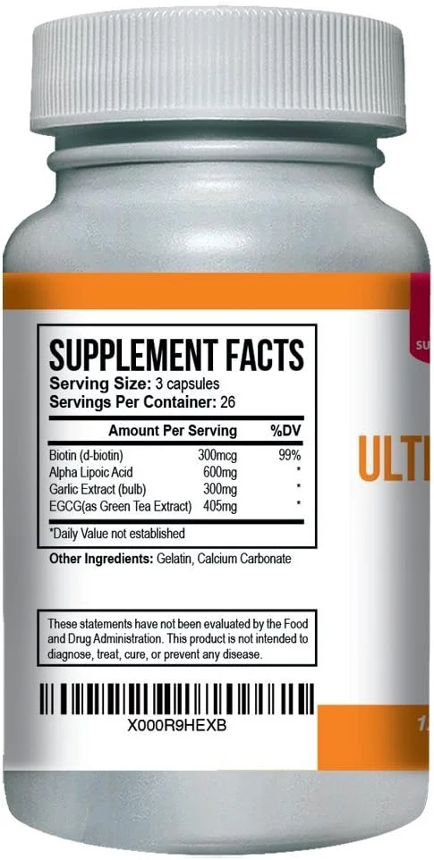 مکمل پگ استک آلتیمیت فور آور بادی اثر تیم فریس - پلی کوسانول، آلفا لیپوئیک اسید، فلاونول های چای سبز، عصاره سیر