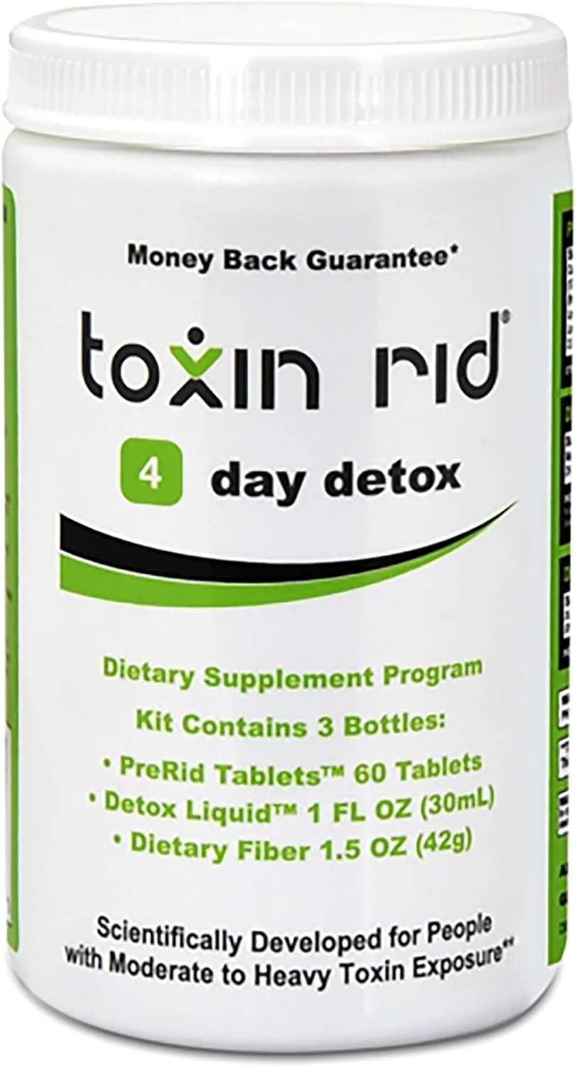 مجموعه سم زدایی 4 روزه – برنامه سم زدایی طبیعی با قرص های پیش سم زدایی، مایع سم زدایی و فیبر غذایی – پاکسازی گیاهی با ویتامین ها و مواد معدنی