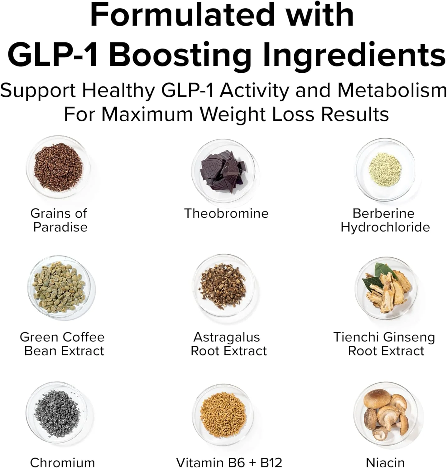 اینو ساپس اینو شرد™ GLP-1 | پشتیبانی ترموژنیک + پشتیبانی از اشتها + انرژی* | بربرین + کروم | 60 کپسول. 30 سروینگ.