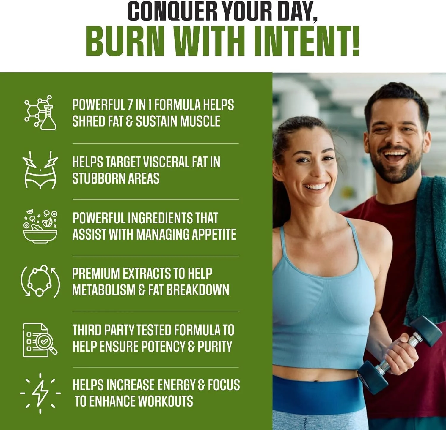 سری PRO Shred سریع | پشتیبانی از عملکرد مسیر GLP-1 | قرص های کاهش وزن برای زنان و مردان | چربی سوز برای افزایش متابولیسم، سرکوب کننده اشتها | مکمل تست شده توسط شخص ثالث - 60 قرص