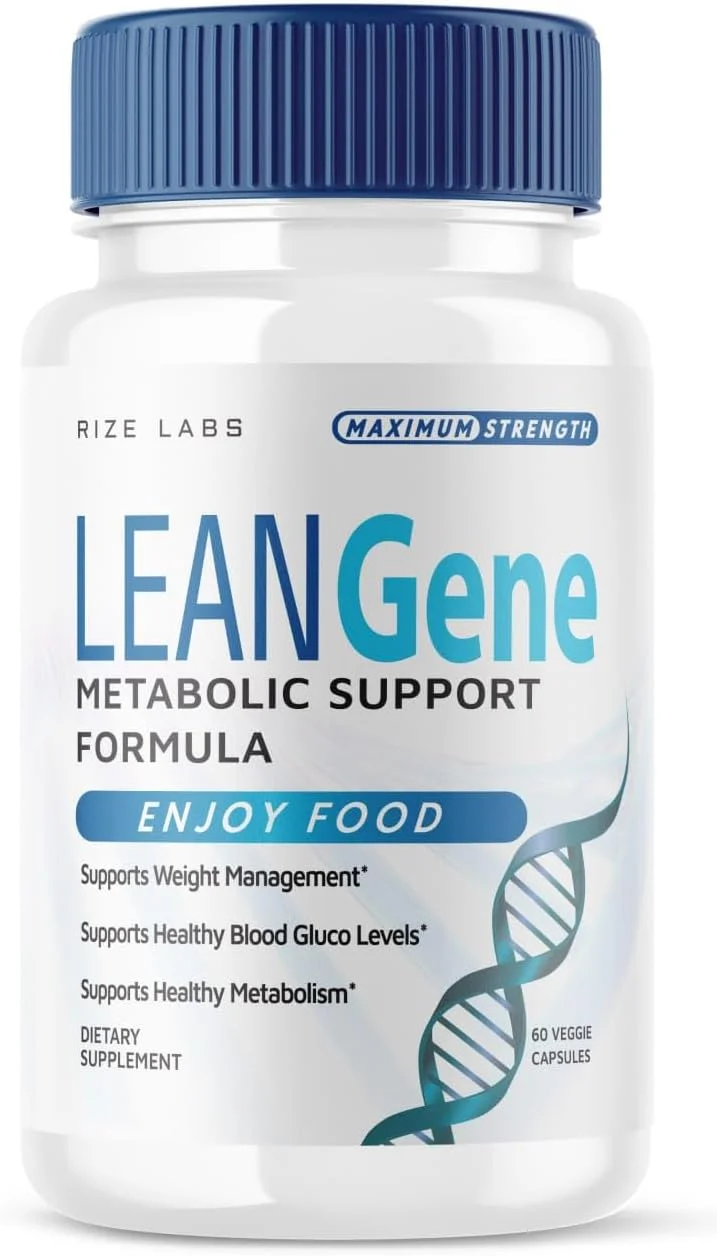 مکمل Lean Gene از Rize Labs، فرمول پشتیبانی متابولیک برای کاهش وزن پیشرفته، کپسول های با حداکثر قدرت، قرص های کاملا طبیعی (60 کپسول)