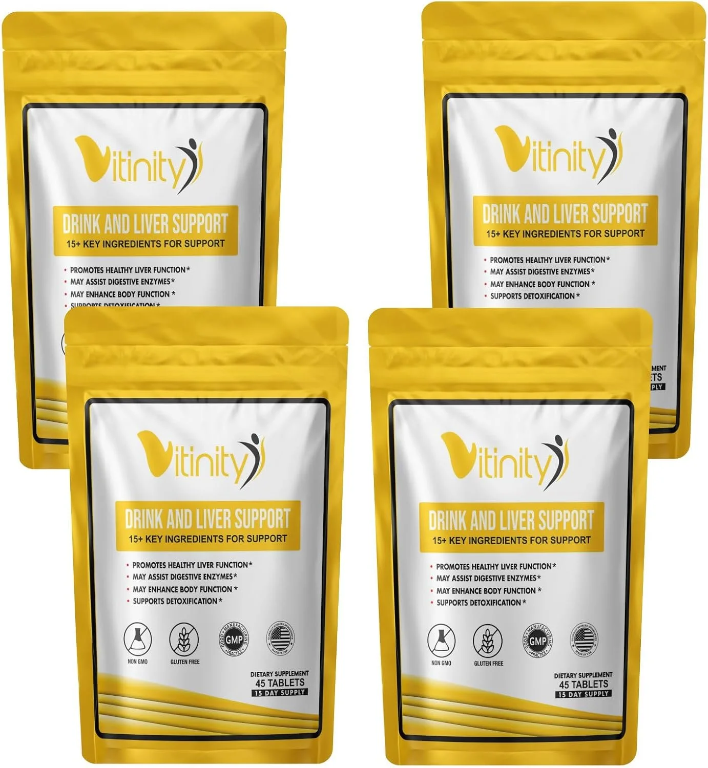 مکمل پشتیبانی ضد نوشیدنی - 15+ ماده اصلی برای پشتیبانی از هوس، سلامت کبد، کودزو، خار مریم، ریحان مقدس، DHM، پاک کننده کاملا طبیعی، کاهش تدریجی، قرص های مغذی (60 روز)