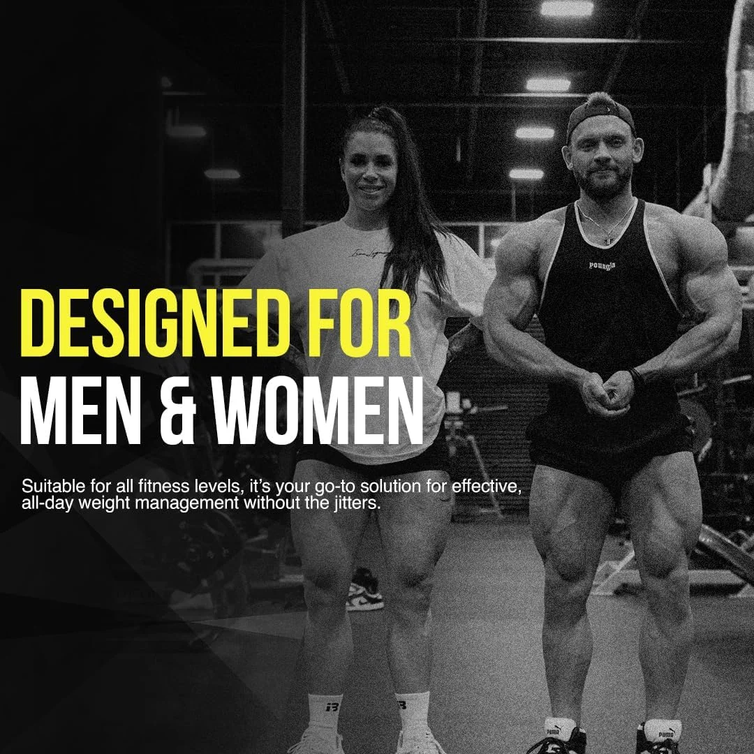 چربی سوز بدون محرک Iron Brothers - تقویت کننده متابولیسم ترموژنیک بدون محرک - استیل ال کارنیتین، دانه های بهشتی و فورسکولین - پشتیبانی از کاهش وزن بدون کافئین - 60 کپسول