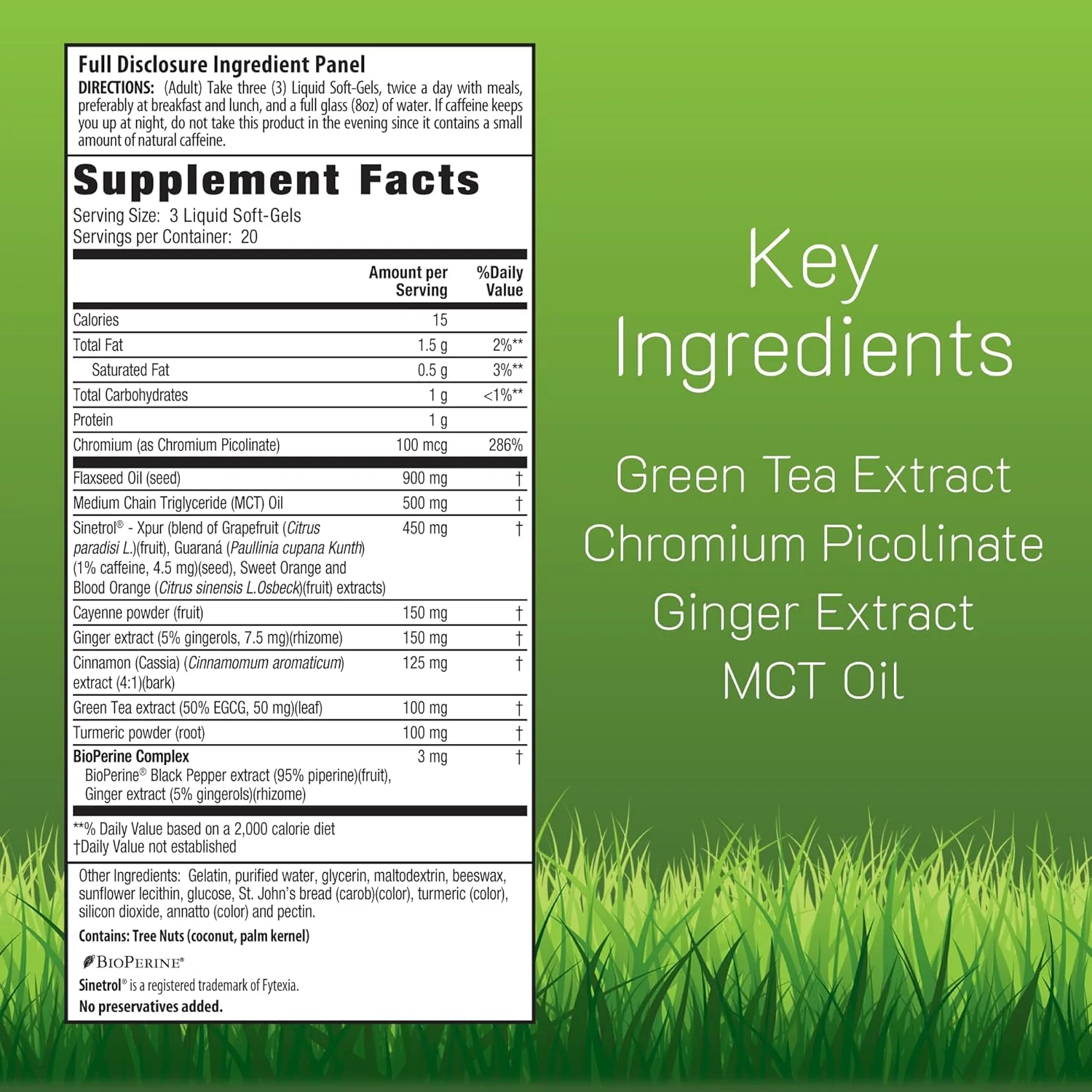 متابولیزه کننده چربی های مقاوم Thermo-Burn Irwin Naturals - 60 سافت ژل مایع - ترکیبی از عصاره چای سبز (EGCG)، روغن MCT و کافئین - 20 سروینگ