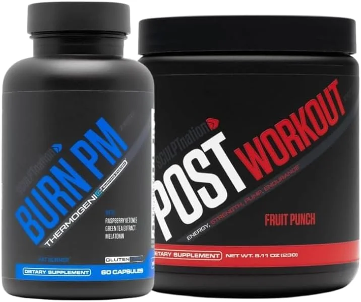 بسته پودر نوشیدنی بعد از تمرین و مکمل شبانه Sculpt Nation by V Shred با طعم پانچ میوه