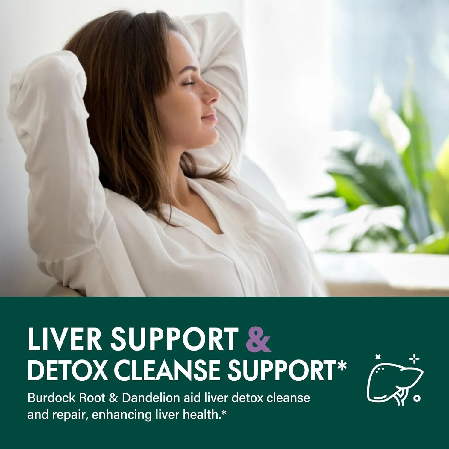 عصاره ریشه باباآدم ارگانیک برای سلامت کبد، مکمل های گیاهی با عصاره قاصدک و دم اسب برای سم زدایی کبد، عصاره قارچ ریشی و شیرین بیان برای تقویت سیستم ایمنی. 60 میلی لیتر