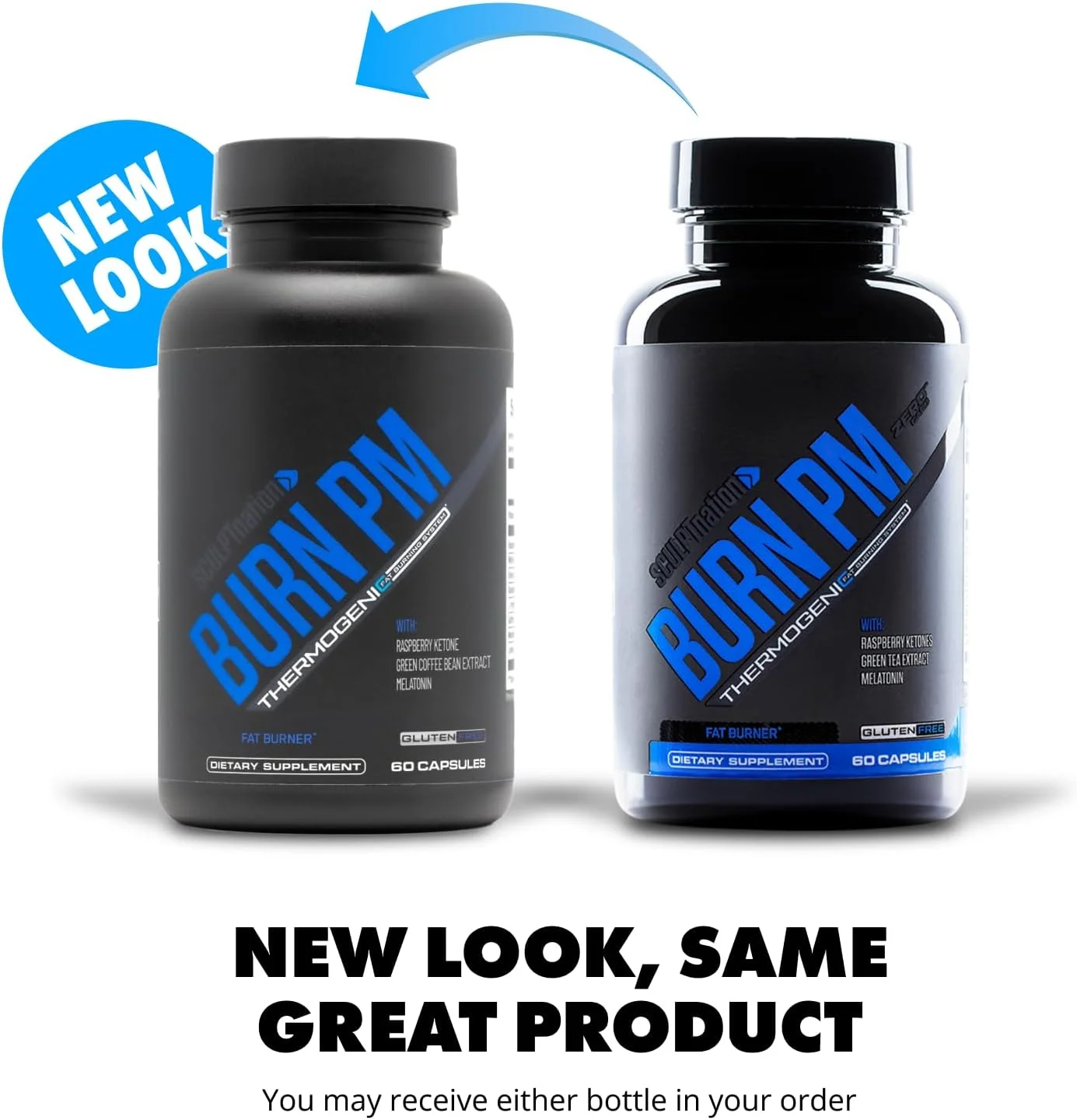 بسته مکمل غذایی Sculpt Nation شامل Burn PM و ال-آرژنین