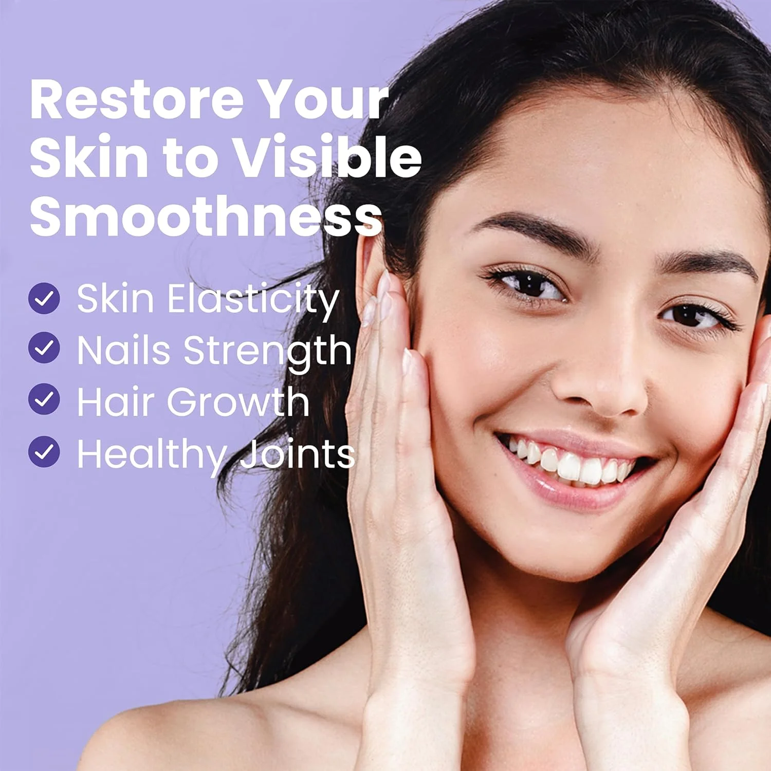 قرص های کلاژن سانار نچرالز با ویتامین C و E - پشتیبانی از سلامت مو، ناخن، پوست، مفاصل و استخوان - کلاژن هیدرولیز شده برای مکمل زنان و مردان - تغذیه شده با علف، غیر GMO، 150 کپسول