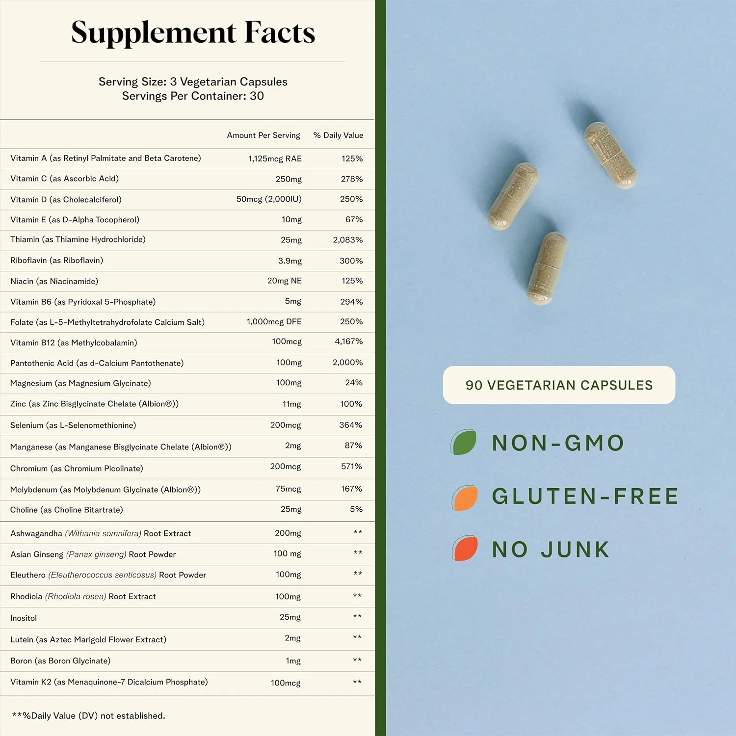 مکمل سم زدایی 90 کپسول - پشتیبانی روزانه از سم زدایی با عصاره های گیاهی و آنتی اکسیدان ها - پشتیبانی از کبد برای مشاغل پر استرس و سبک زندگی شهری - کپسول های گیاهی - تامین 30 روزه