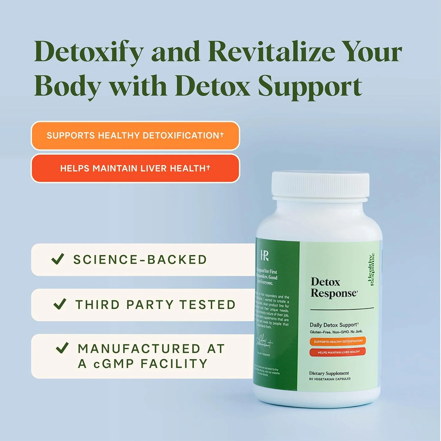 مکمل سم زدایی 90 کپسول - پشتیبانی روزانه از سم زدایی با عصاره های گیاهی و آنتی اکسیدان ها - پشتیبانی از کبد برای مشاغل پر استرس و سبک زندگی شهری - کپسول های گیاهی - تامین 30 روزه