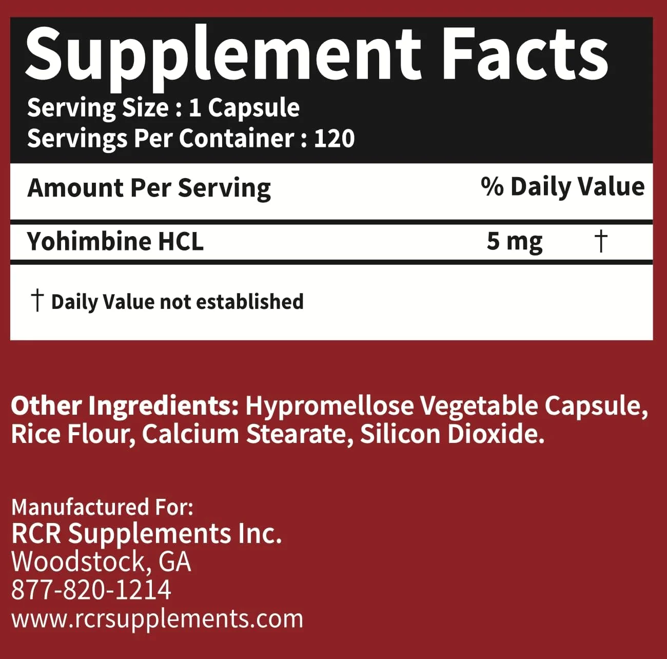 مکمل عصاره پوست یوهیمبین HCL با قدرت فوق العاده 5 میلی گرم، 120 عدد کپسول، چربی سوز ممتاز، کاهش وزن، کنترل اشتها، پشتیبانی از مردان، انرژی و موارد دیگر