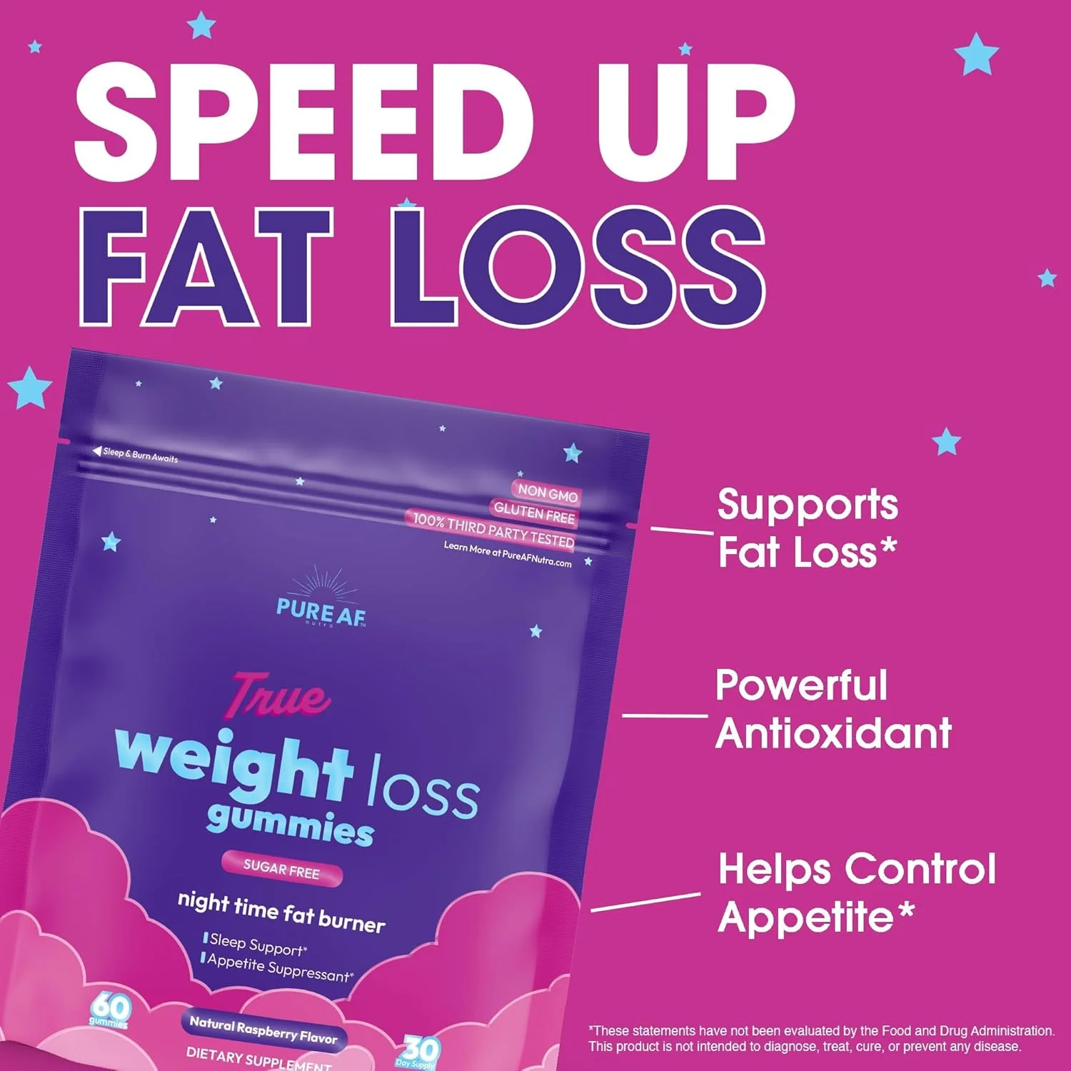 پاستیل چربی سوز شبانه، مکمل خواب و کاهش وزن | ویتامین لاغری | سرکوب کننده اشتها و تقویت کننده متابولیسم | پاستیل رژیمی شبانه برای زنان و مردان