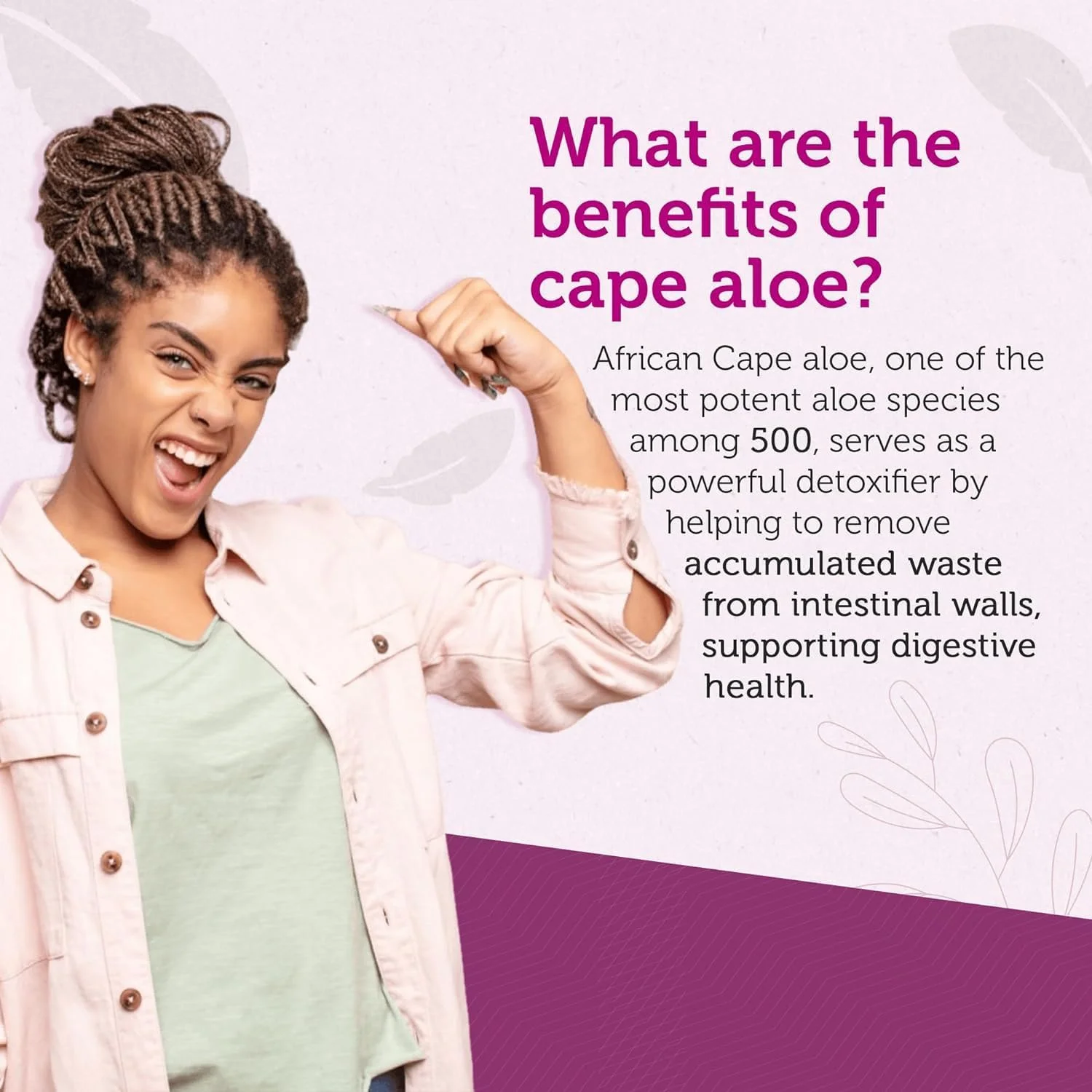 ملین گیاهی آلوئه برای رفع یبوست - حرکات منظم روده - پاکسازی طبیعی روده بزرگ و مکمل غذایی سم زدا - طراحی شده ویژه بانوان توسط لیدی می - 90 کپسول