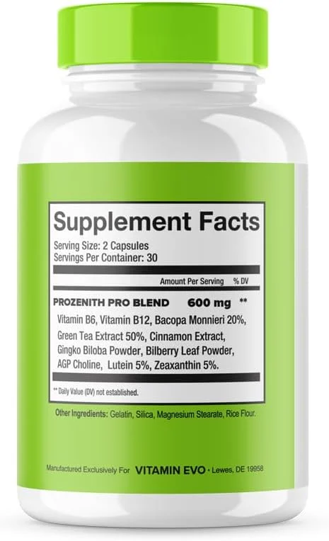 (بسته 5 عددی) کپسول های پرو زنیت پرو، قرص های مکمل پشتیبانی پرو زنیت پرو رسمی، کپسول فرمول پیشرفته کاملا طبیعی پرو زنیت پرو، قرص های زنیت پرو برای سلامتی و تندرستی، تامین 5 ماهه (300 کپسول)