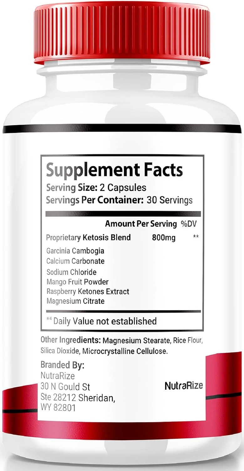 قرص های Burn Rizer، کپسول های کاهش وزن BurnRizer Keto درجه یک، مکمل Keto کاملا طبیعی برای پشتیبانی از اهداف تناسب اندام و اندام، بررسی رسمی (60 کپسول)