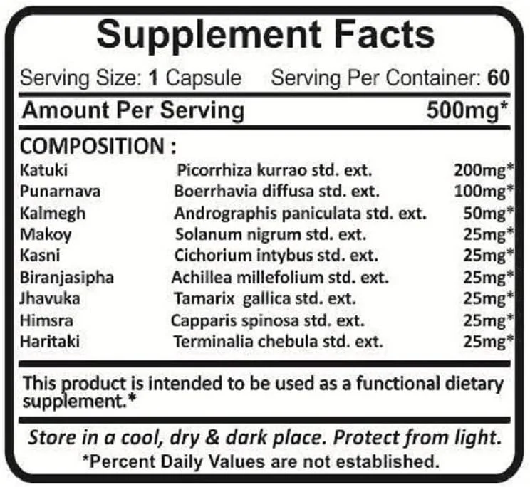 فرمول سم زدایی کبد پلنت آیروودا، کپسول های گیاهی 500 میلی گرمی - 2 عدد