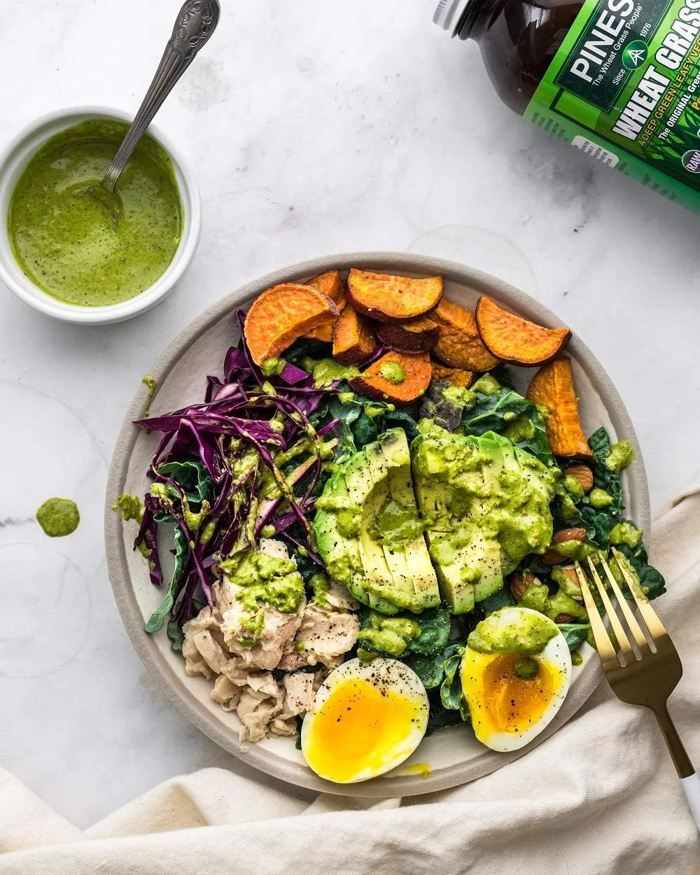 پودر علف گندم Pines International، 99 گرم پودر علف گندم Pines International، 99 گرم