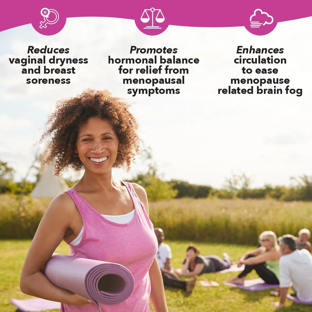 پازیتویتی - مکمل پشتیبانی دوران یائسگی - تسکین قدرتمند برای گرگرفتگی، عدم تعادل هورمونی و تعریق شبانه - تغذیه کننده بافت - مریم گلی، پنج انگشت، ایزوفلاون های سویا و کوهوش سیاه - 60 کپسول