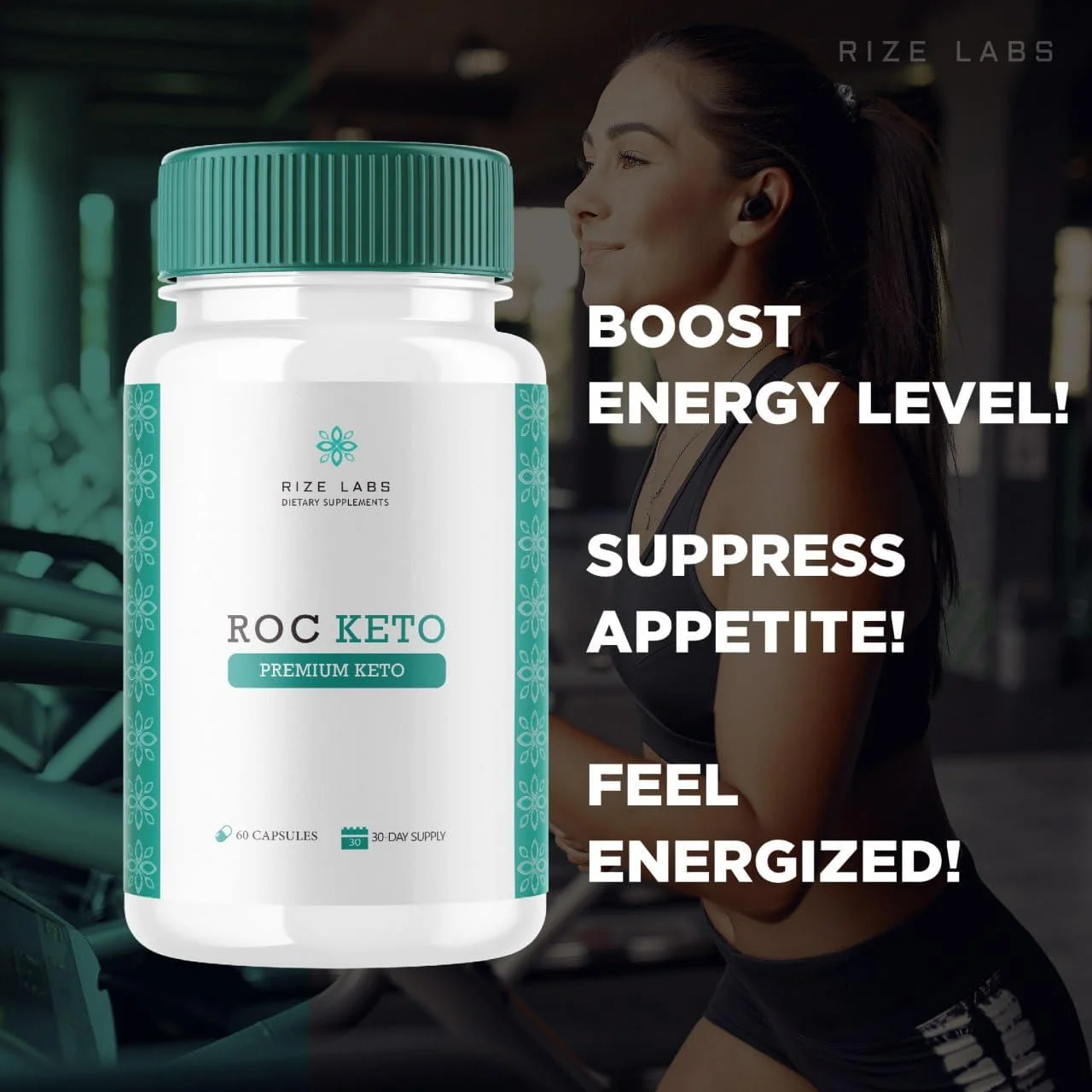 کپسول های رژیمی ROC از آزمایشگاه Rize، قرص های ممتاز برای پشتیبانی از کاهش وزن، فرمول حداکثر قدرت ROC برای افزایش انرژی و بهبود سلامتی، نظرات ROC (120 کپسول) (بسته 2 عددی)