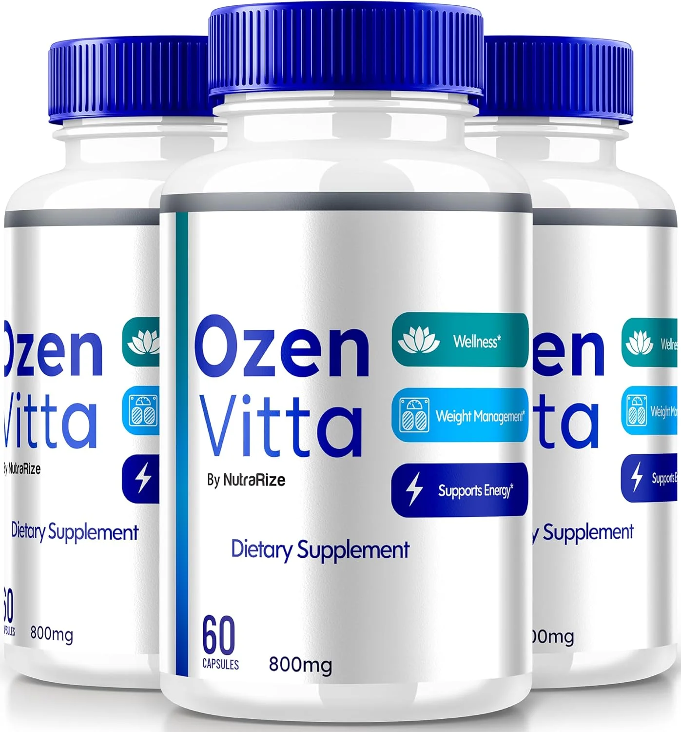 (بسته 3 عددی) اوزن ویتا، کپسول های اوزن ویتا، فرمول رسمی اوزن ویتا برای کاهش وزن موثر، قرص های کتو کاملا طبیعی برای سبک زندگی فعال و متناسب، بررسی کپسول مکمل سلامتی (180 کپسول)