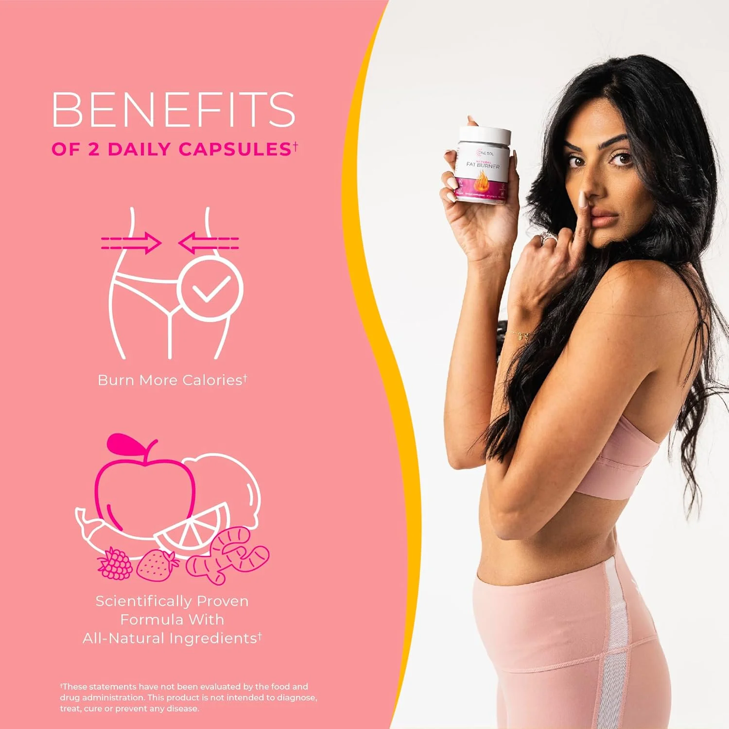 بسته چربی سوز و سبزیجات وان سول: متابولیسم طبیعی، انرژی و پشتیبانی از سلامت روده با سوپرفودها، پروبیوتیک ها و مواد کاملا طبیعی (چربی سوز + سبزیجات)