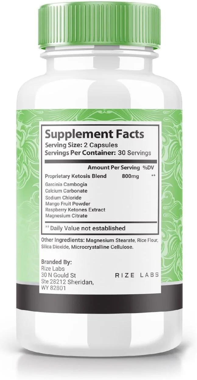 مکمل غذایی فست لین پرو رایز لبز، کپسول های فرمول پیشرفته برای قدرت بیشتر، غیر تراریخته، ترویج مدیریت وزن سالم (300 کپسول) (بسته رسمی 5 تایی)