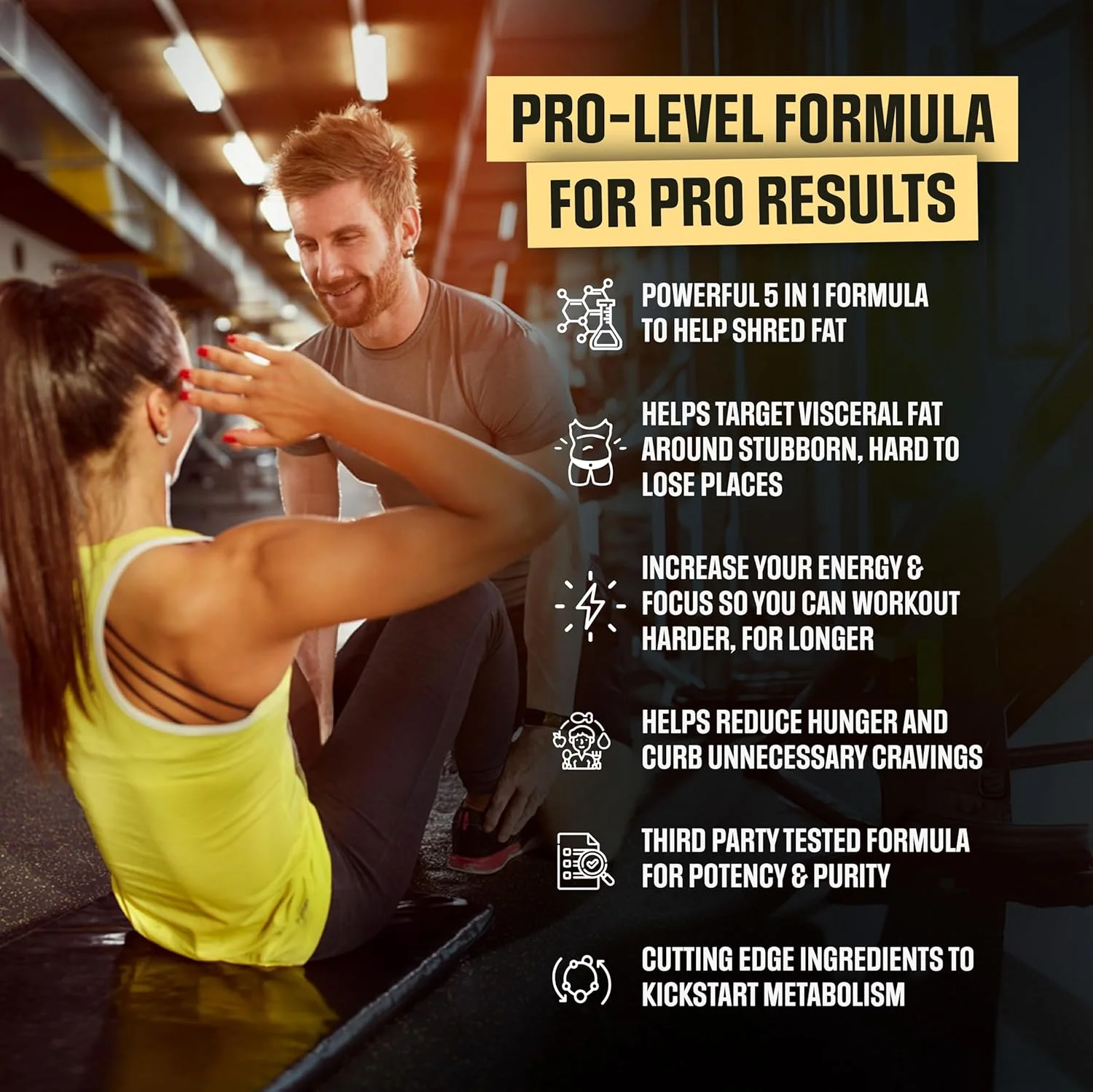 سری پرو Rapid Shred 5X | پشتیبانی از عملکرد مسیر GLP-1 | قرص های کاهش وزن برای زنان و چربی سوز برای مردان + مکمل سرکوب کننده اشتها | فرمول تست شده شخص ثالث - 60 کپسول