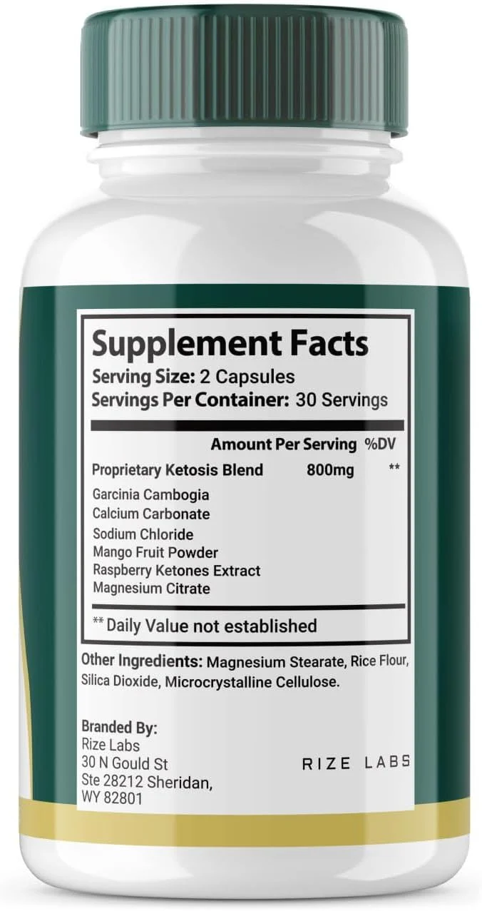 ریز لبز - تروپواسلیم، مکمل کاهش وزن طبیعی کارائیب، کپسول های لاغری برای زنان، سبک زندگی سالم + اندام باریک تر (60 کپسول)