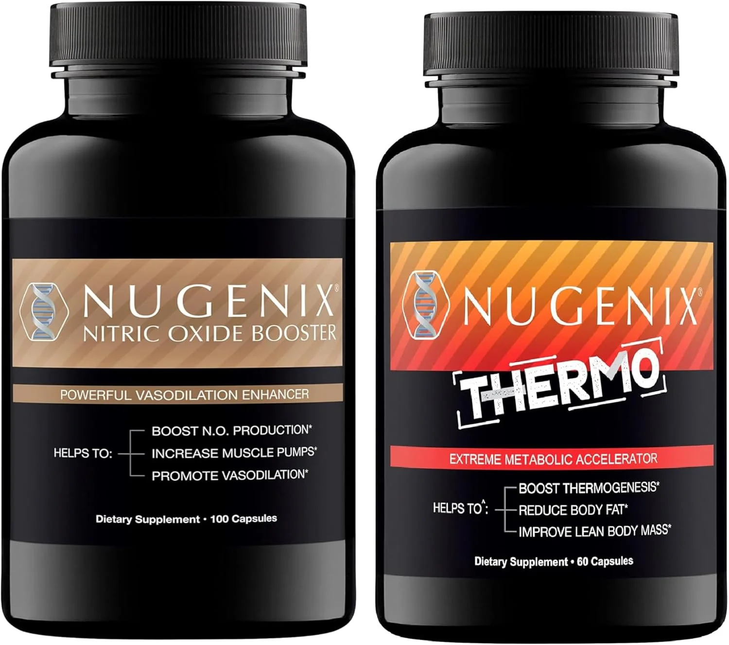 مکمل تقویت کننده نیتریک اکسید نوژنیکس و چربی سوز ترمو برای آقایان