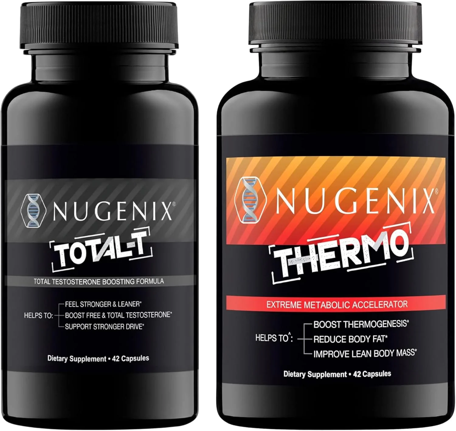 مکمل افزایش دهنده تستوسترون توتال-تی نوژنیکس و چربی سوز ترمو برای آقایان