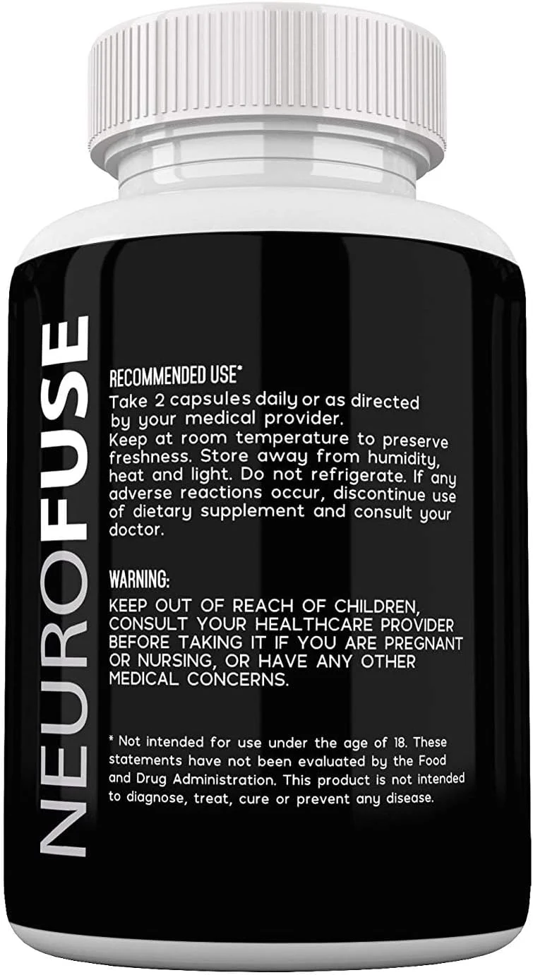 نوروفیوز، قرص نوتراپیک قدرتمند برای تمرکز و حافظه - فرمولاسیون کمک به پشتیبانی از حافظه، عملکرد شناختی، تمرکز و وضوح - کاهش خستگی ذهنی و جسمی نوروفیوز، قرص نوتراپیک قدرتمند برای تمرکز و حافظه - فرمولاسیون کمک به پشتیبانی از حافظه، عملکرد شناختی، تمرکز و وضوح - کاهش خستگی ذهنی و جسمی