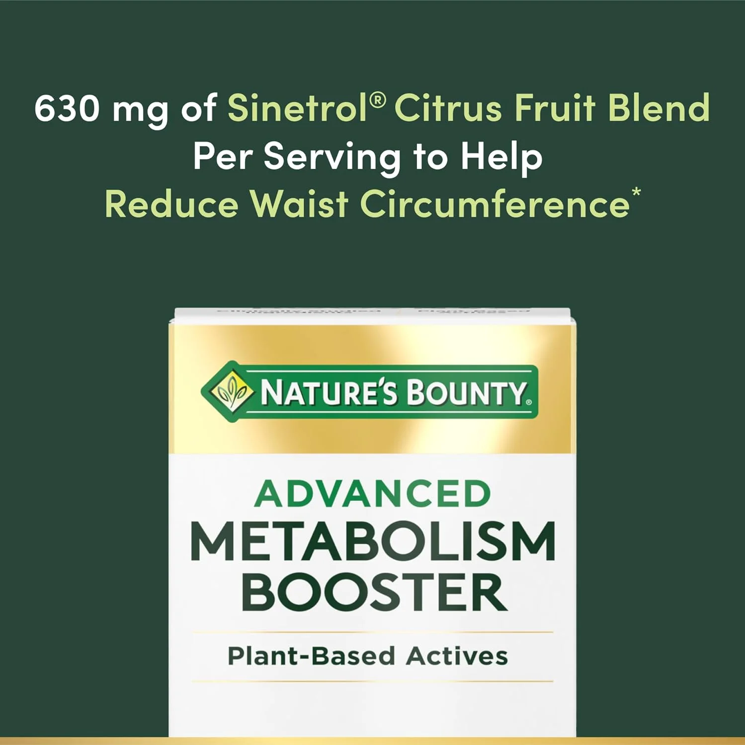 تقویت کننده متابولیسم پیشرفته Nature's Bounty، کمک به پشتیبانی از متابولیسم سالم و کاهش چربی، 60 کپسول