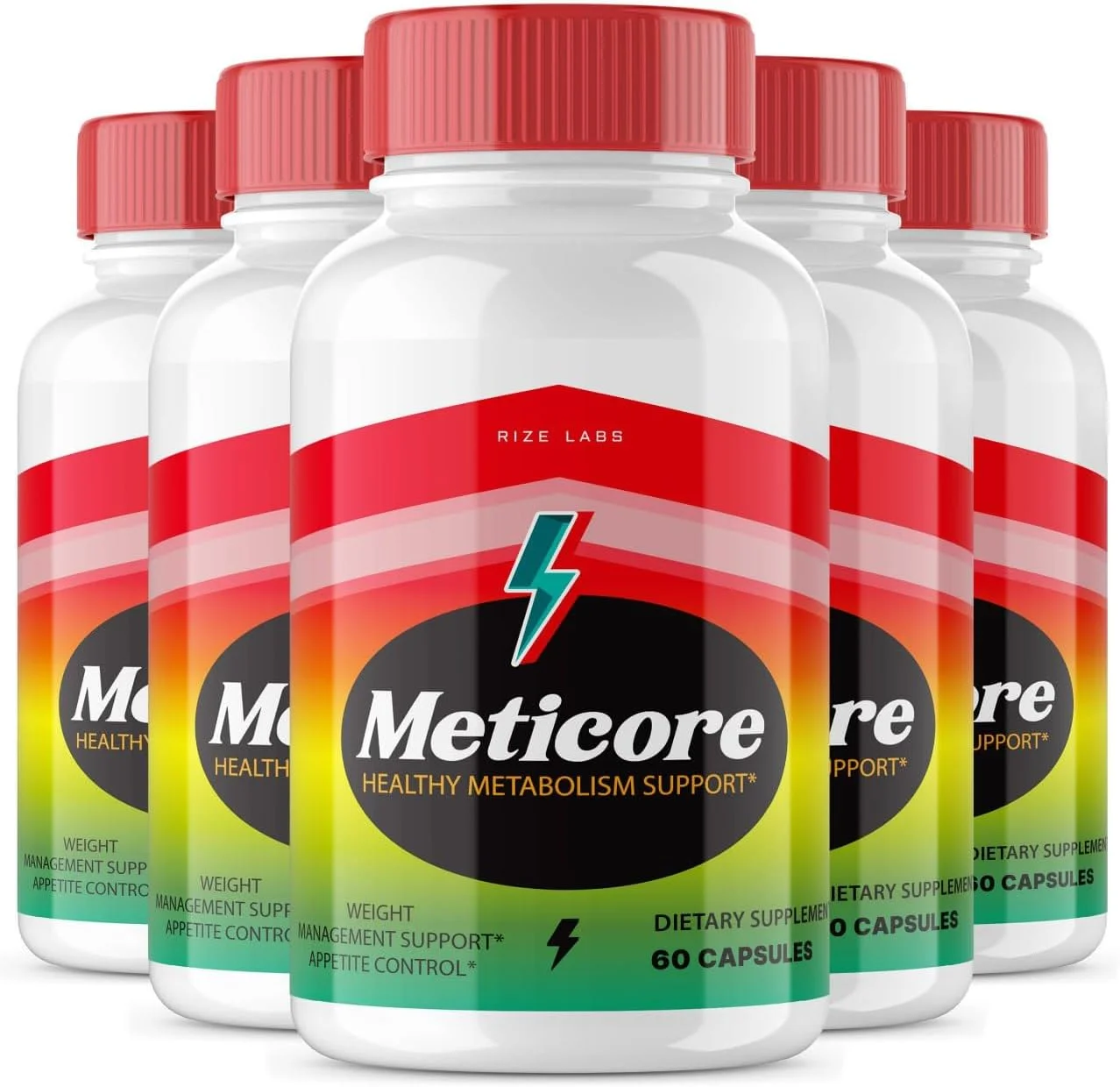 مکمل کاهش وزن Rize Labs - کپسول های سلامتی کامل بدن، برای دستیابی به زندگی سالم تر و اندامی لاغرتر (300 کپسول)