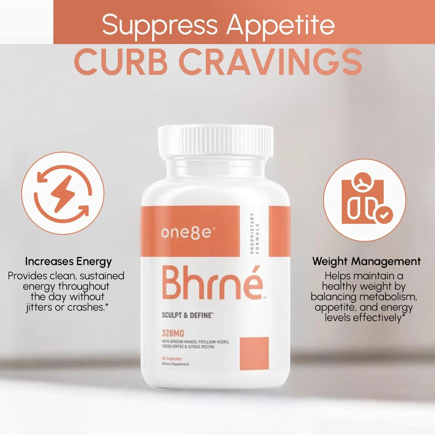 مکمل تقویت کننده متابولیسم Bhrné برای کنترل اشتها و مدیریت وزن سالم - کاهش هوس با مواد طبیعی سرکوب کننده اشتها مانند انبه آفریقایی و پوسته اسفرزه